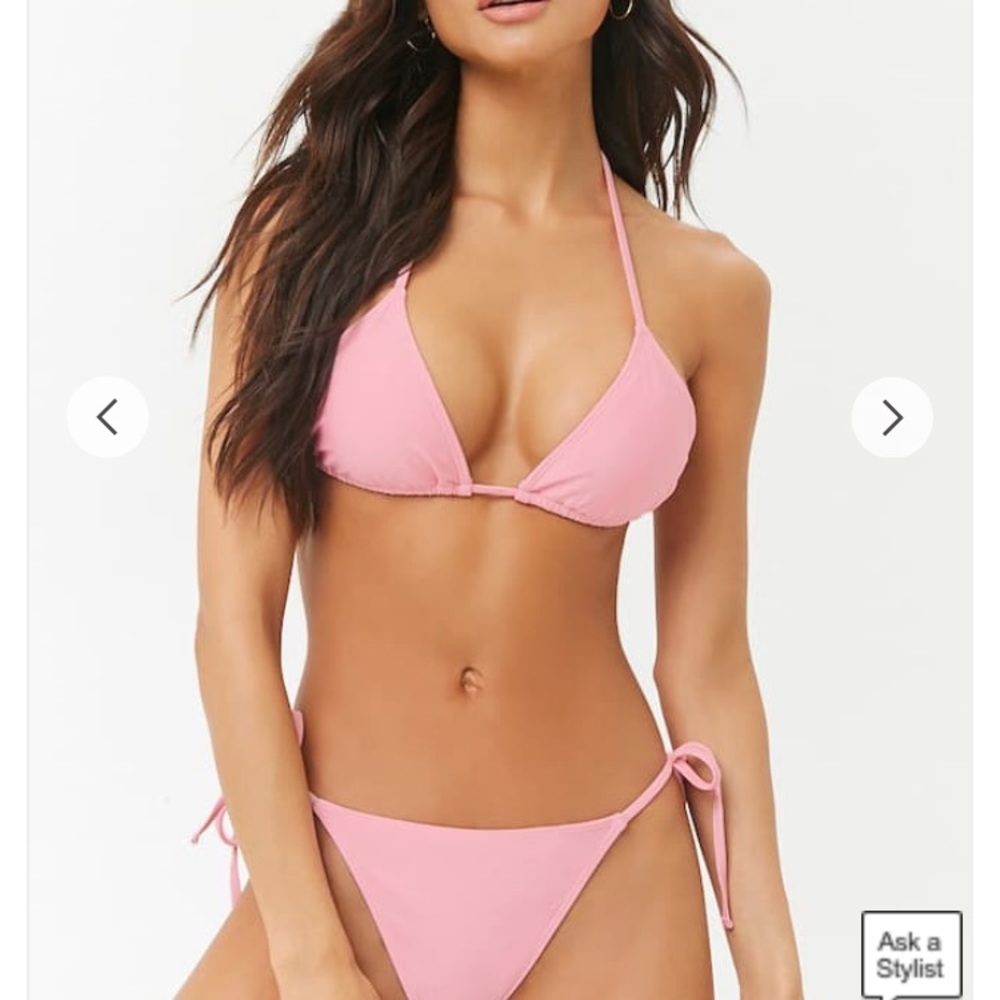 Pink Team Bride Bikini